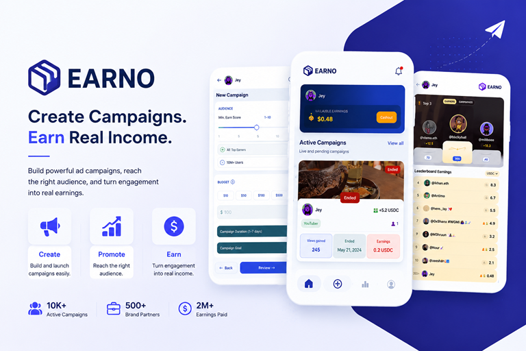 Earno — campaigns and rewards